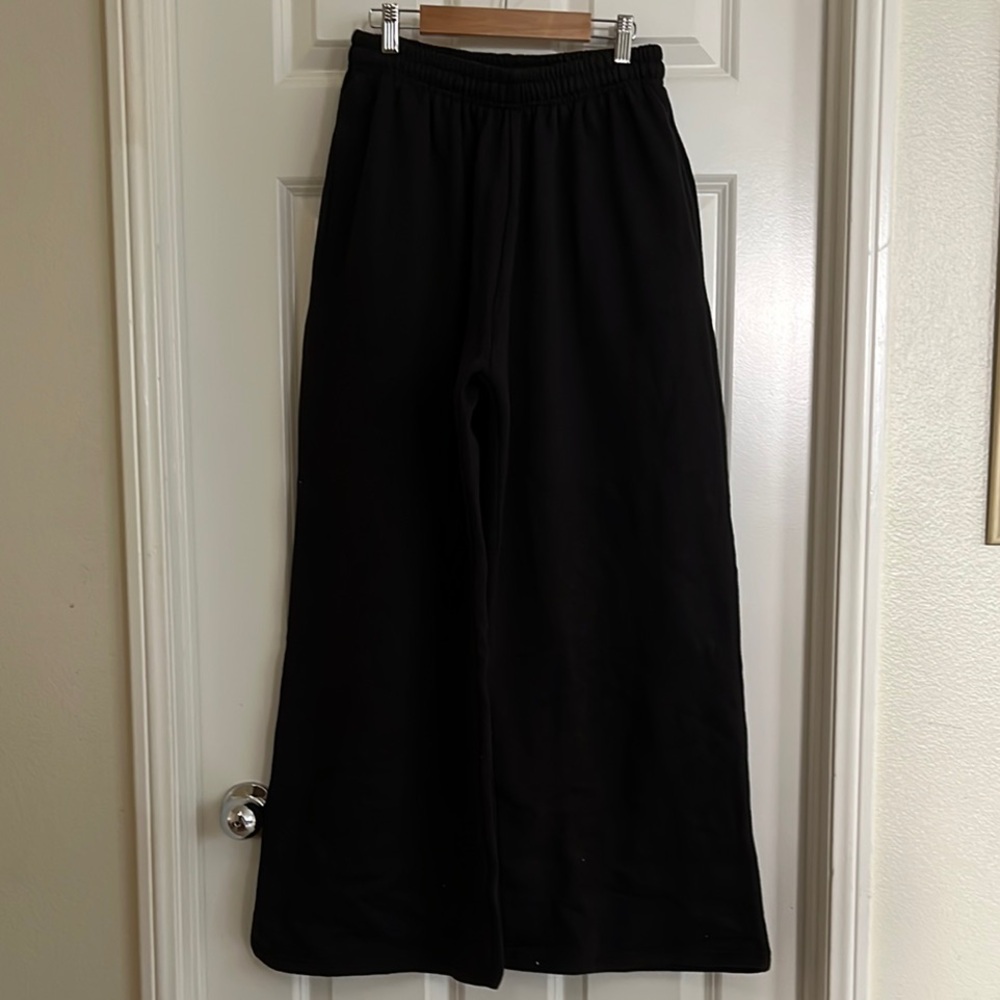 PrettyLittleThing Black Joggers High-Waisted Track Pants